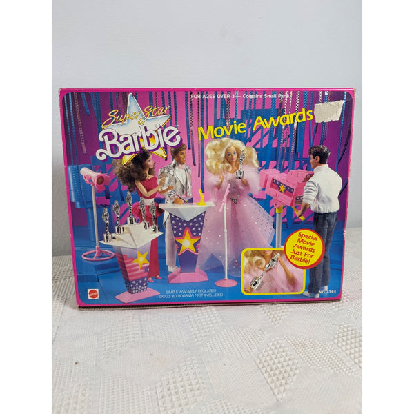 Superstar Barbie Movie Awards Playset 1988 Mattel 7344 NIB