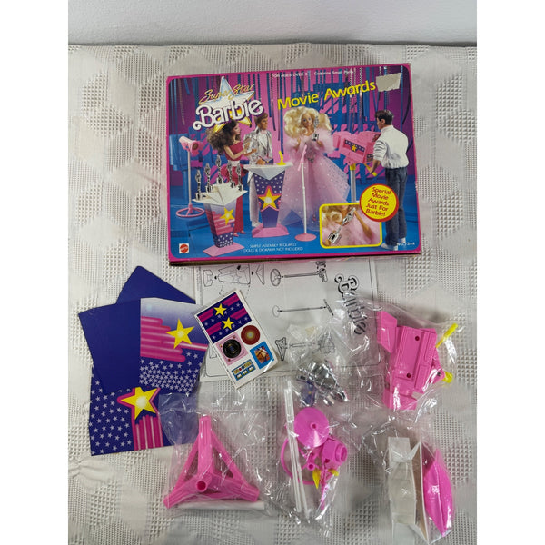 Superstar Barbie Movie Awards Playset 1988 Mattel 7344 NIB