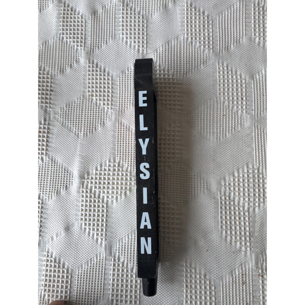Elysian Brewing Night Owl Pumpkin Ale Tap Handle Black Vintage Bar Collectible