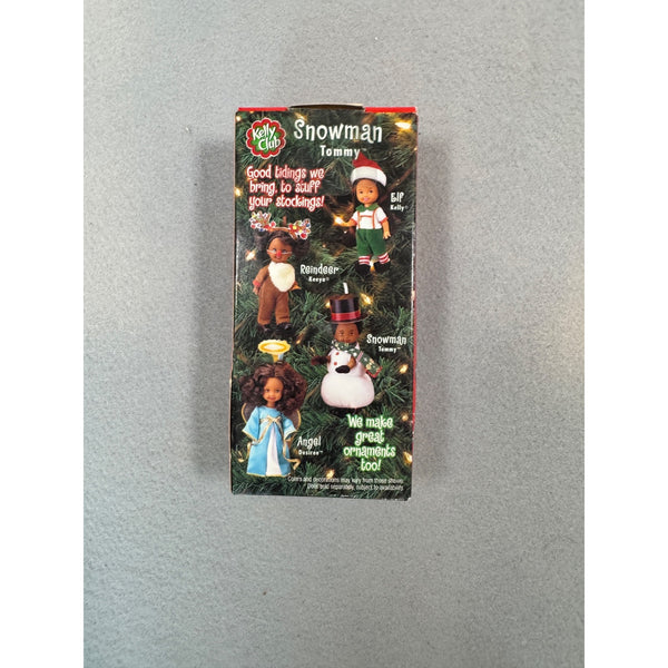 Kelly Club Snowman Tommy Ornament Doll Mattel Christmas Holiday NWB 2001