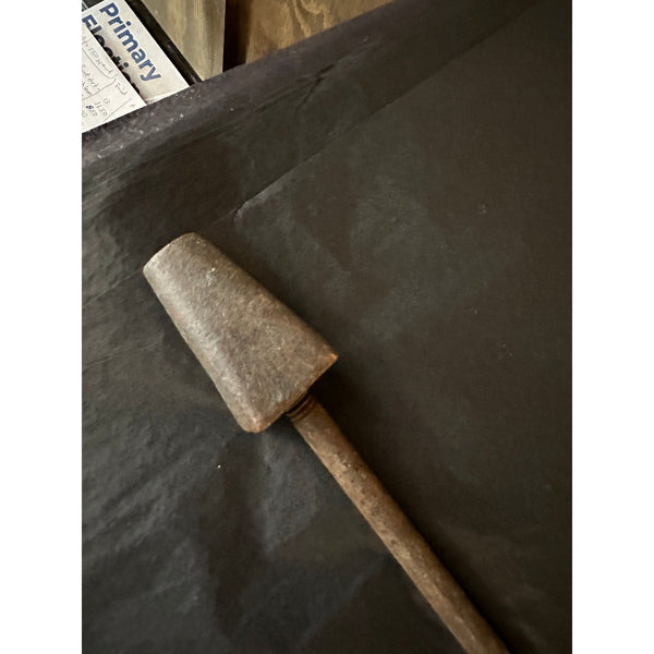 Antique Branding Iron with 6 Logo Cowboy Western Cattle Horn Branding Iron