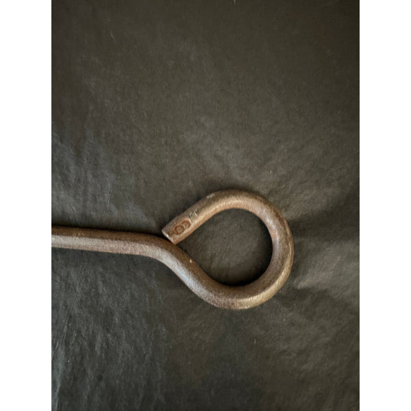 Antique Branding Iron with 6 Logo Cowboy Western Cattle Horn Branding Iron