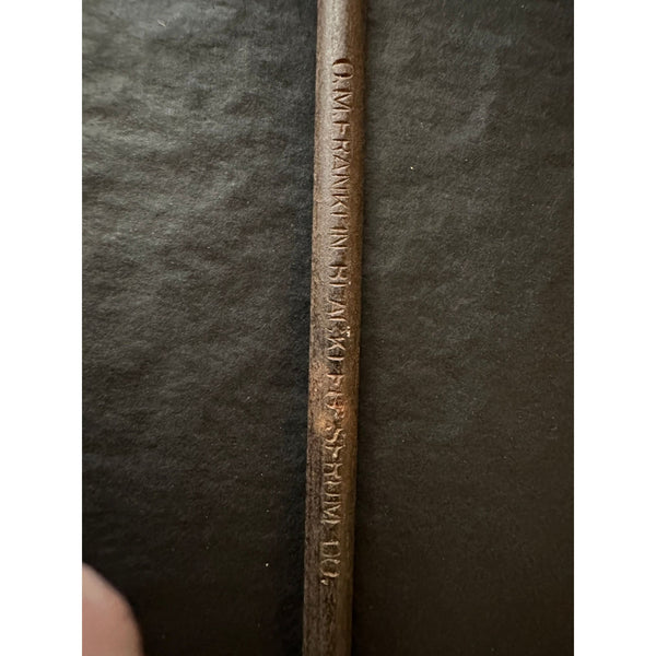 Antique Branding Iron with 6 Logo Cowboy Western Cattle Horn Branding Iron