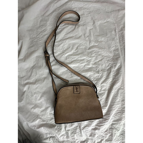 Sam & Hadley Womens Brown Gray Purse