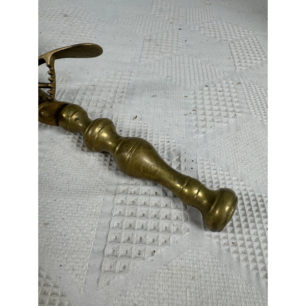 Antique Solid Brass & Nickel Gilchrists No 31 Mechanical Ice Cream Scoop Rare