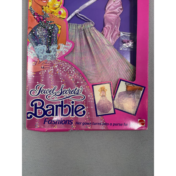 Barbie Jewel Secrets Fashions Island Secrets Purple Dress Outfit Mattel 1986 NWB