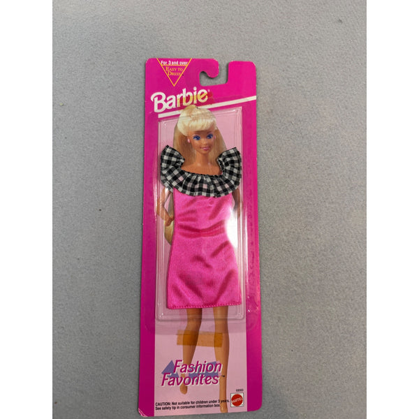 Barbie Fashion Favorites Easy to Dress Pink Dress Doll Outfit 1993 Mattel NWB