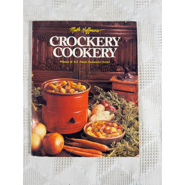 Mable Hoffmans Crockery Cookery Softcover 1985 Slow Cooker Recipe Book 262 Recipes