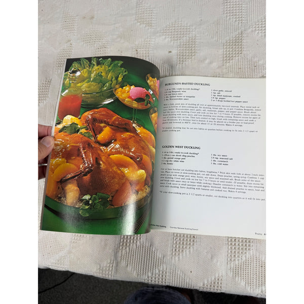 Mable Hoffmans Crockery Cookery Softcover 1985 Slow Cooker Recipe Book 262 Recipes