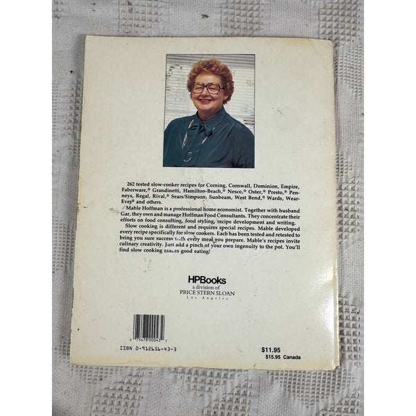 Mable Hoffmans Crockery Cookery Softcover 1985 Slow Cooker Recipe Book 262 Recipes