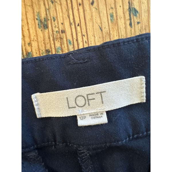 Loft Womens Blue Peyton Trousers