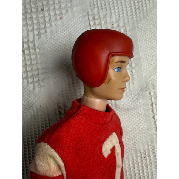 Original Ken MCMLX Football Outfit Doll Vintage Mattel Japan 1960s Red No 7