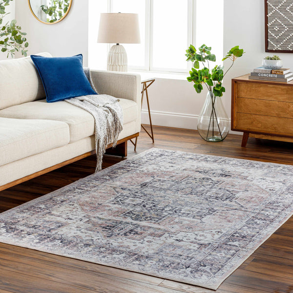 Luca Washable Area Rug transitional