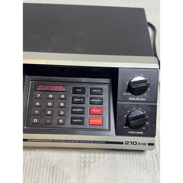 Uniden Bearcat 210XW 20 Channel Synthesized Radio Scanner w Antenna Works
