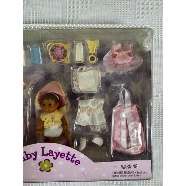 Barbie Baby Sister Krissy Doll Layette Set w Accessories 1999 Mattel 26806 NIB