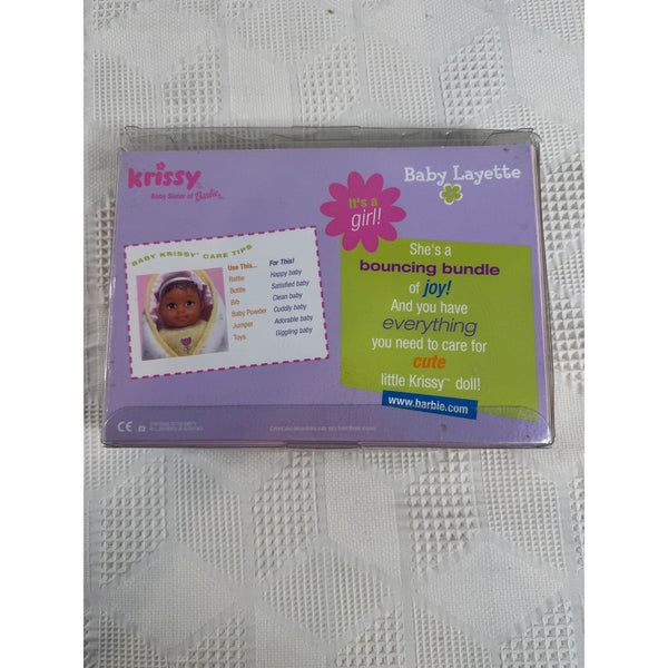 Barbie Baby Sister Krissy Doll Layette Set w Accessories 1999 Mattel 26806 NIB