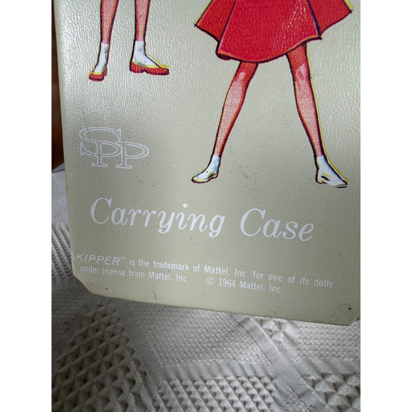 Vintage 1964 Mattel Skipper Barbies Little Sister Doll Carrying Case