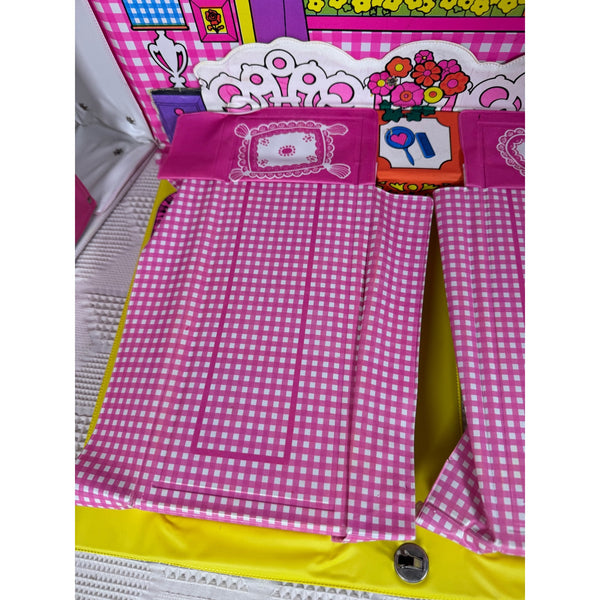 World of Barbie Sleep N Keep Case Vintage 1974 Doll Storage Playset By Mattel