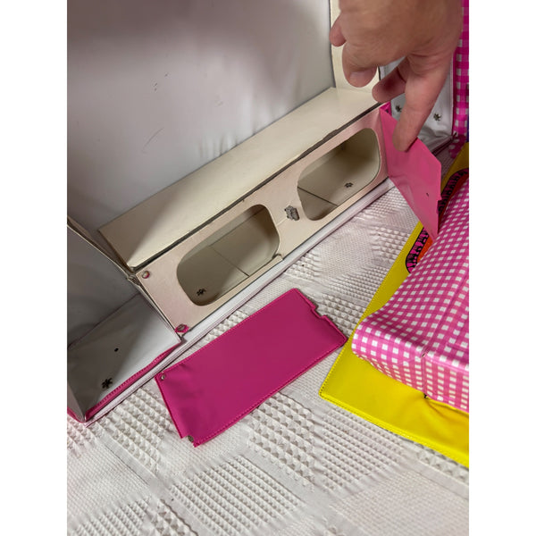 World of Barbie Sleep N Keep Case Vintage 1974 Doll Storage Playset By Mattel