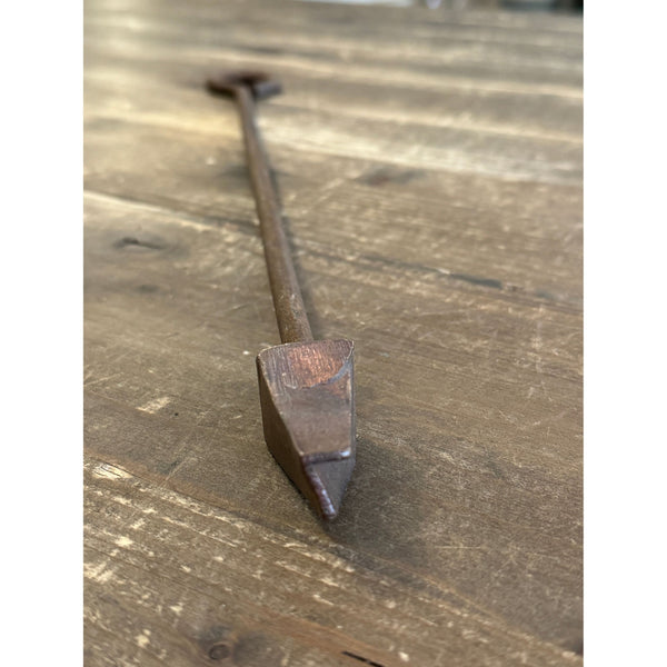 Antique Branding Iron with 7 Logo for Horn Branding