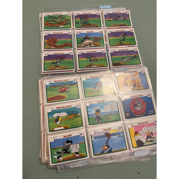 Looney Tunes 1990 198 Card Mixed Set By Upper Deck MLB Baseball Theme Two-Sided