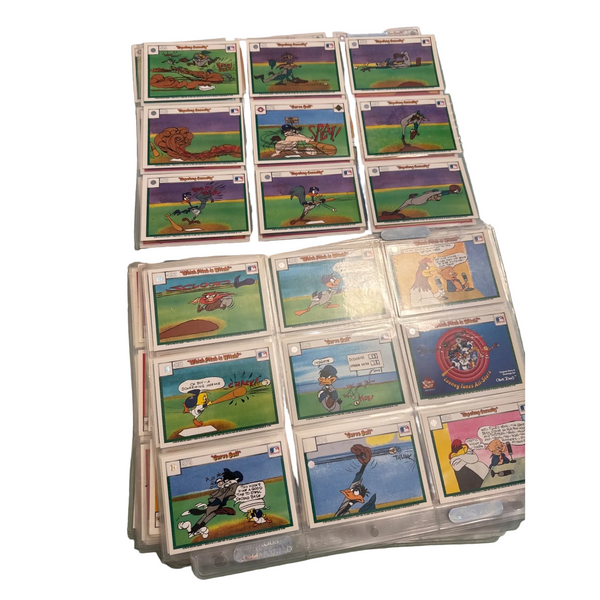 Looney Tunes 1990 198 Card Mixed Set By Upper Deck MLB Baseball Theme Two-Sided