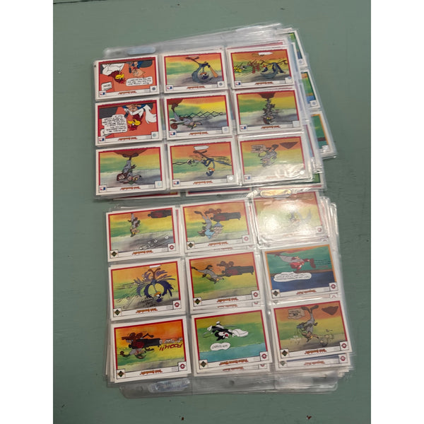 Looney Tunes 1990 198 Card Mixed Set By Upper Deck MLB Baseball Theme Two-Sided