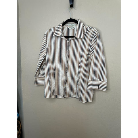 Orvis Womens Brown Blouse 