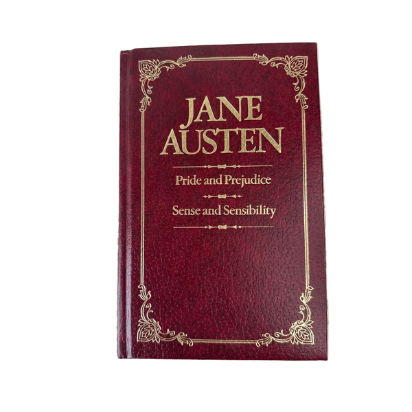 Jane Austen Pride and Prejudice and Sense and Sensibility Leatherette Bound 1984