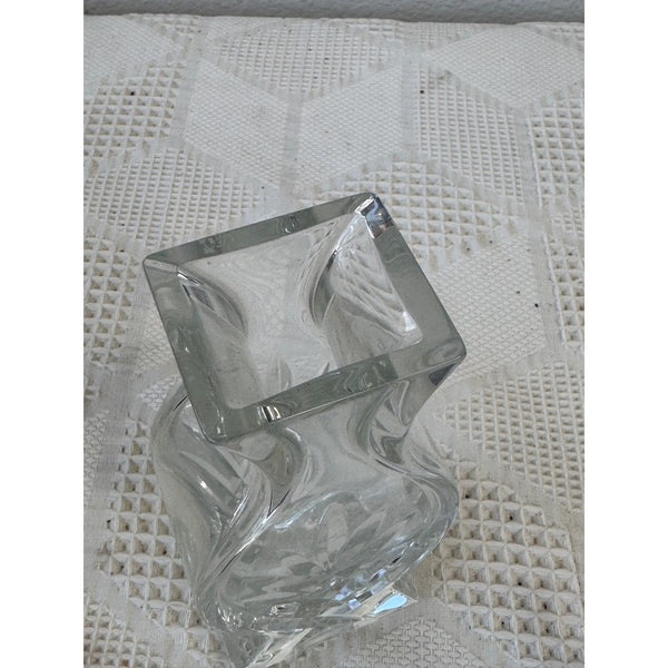 Waterford Crystal Athens Lead Crystal Posy Vase w Box Elegant Floral Display