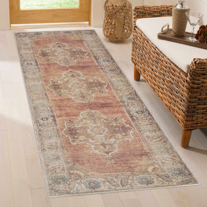 Powhatan Washable Thin Rug natural boho