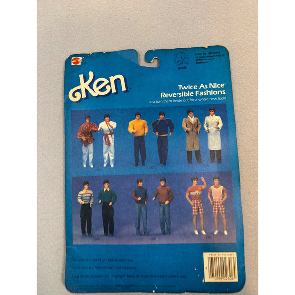 Ken Twice As Nice Reversible Fashions Doll Outfit 2306 Outfit 1980s Inch Ken NWB