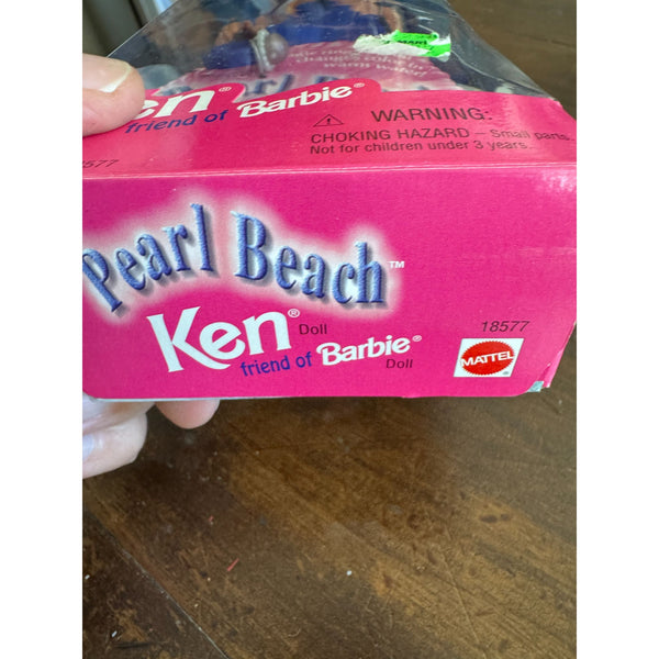 Ken Friend Of Barbie Pearl Beach Doll With Color Changing Ring New In Box