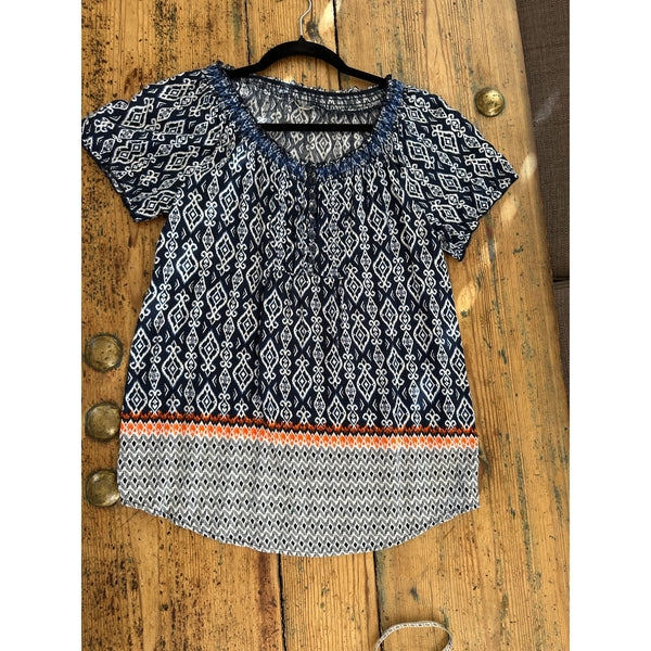 Womens Blue Blouse