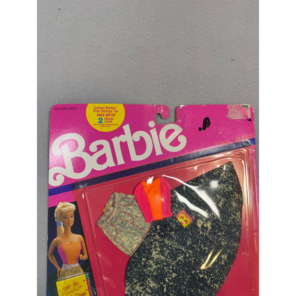 Barbie Cool Jeans Doll Outfit Pink Stamp Club Fashion Pack Vintage 1990s NWB