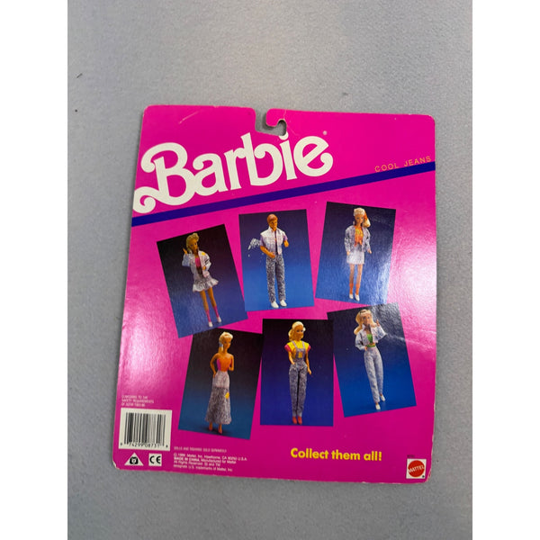 Barbie Cool Jeans Doll Outfit Pink Stamp Club Fashion Pack Vintage 1990s NWB