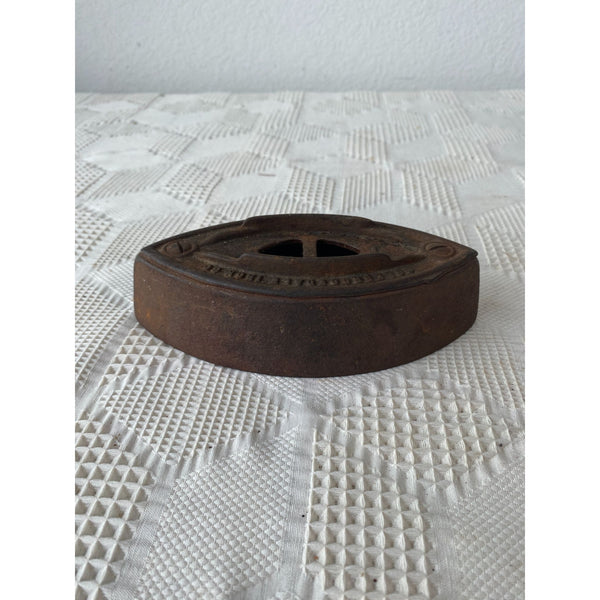 Antique Colebrookdale SAD Clothes Iron Cast Iron Great as Doorstop or Decor