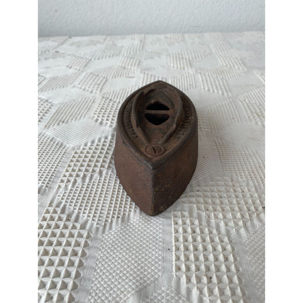 Antique Colebrookdale SAD Clothes Iron Cast Iron Great as Doorstop or Decor