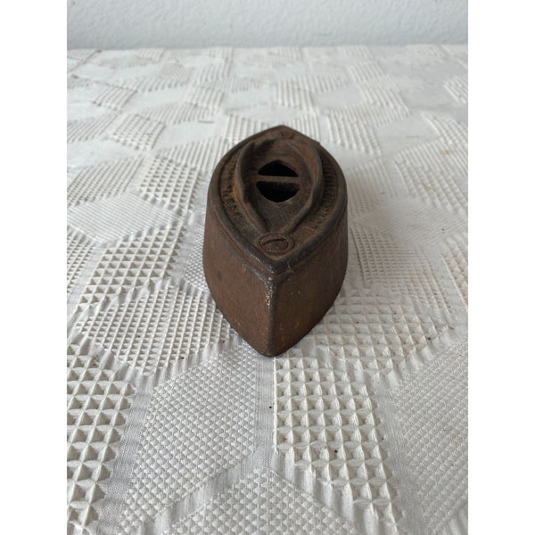 Antique Colebrookdale SAD Clothes Iron Cast Iron Great as Doorstop or Decor