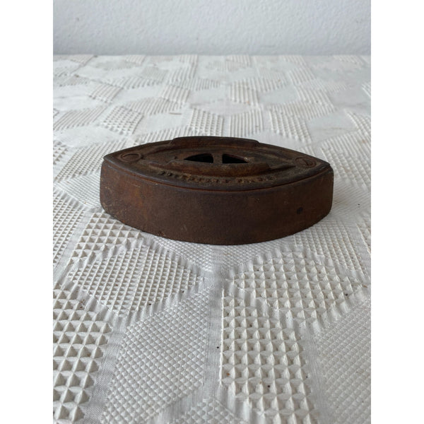 Antique Colebrookdale SAD Clothes Iron Cast Iron Great as Doorstop or Decor