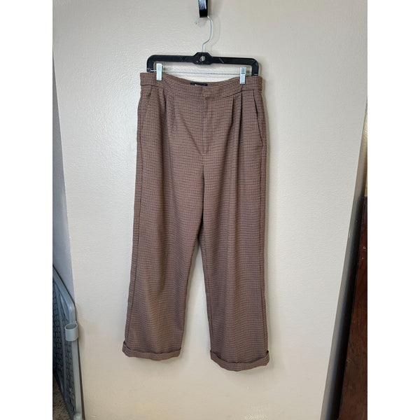 Paige Womens Brown Black Jia Trousers 