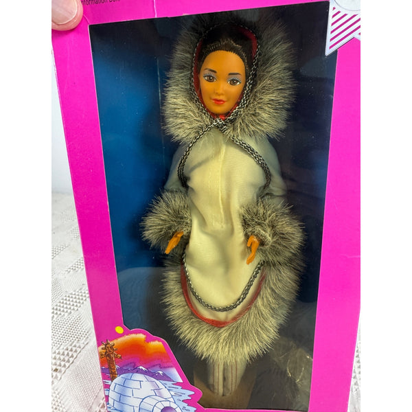 Eskimo Barbie Dolls Of The World Collection 1990 Special Edition 9844 NIB