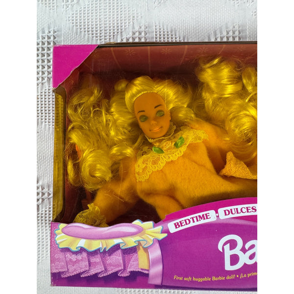 Bedtime Barbie Doll By Mattel 1993 Soft Body Collectible Vintage Toy 11079 NIB