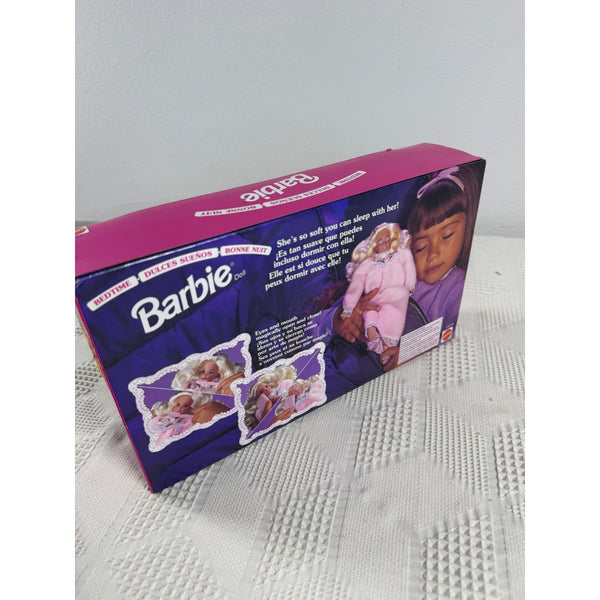 Bedtime Barbie Doll By Mattel 1993 Soft Body Collectible Vintage Toy 11079 NIB