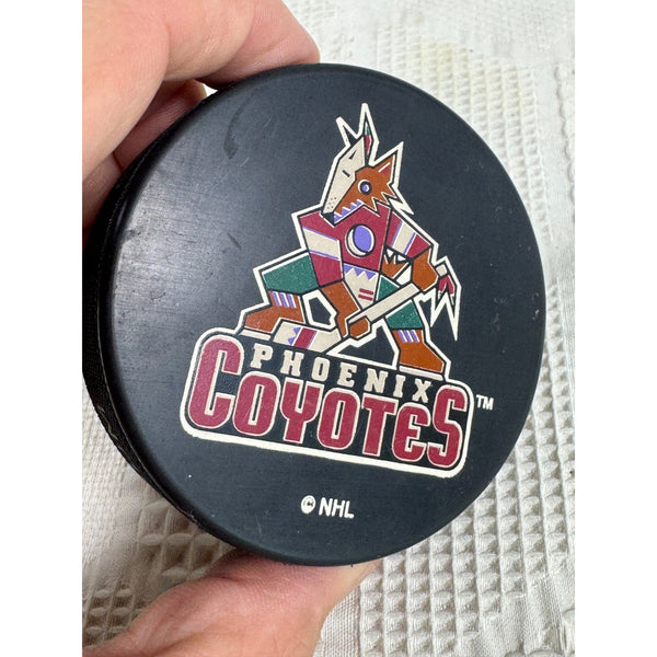 Phoenix Coyotes NHL Official Licensed Hockey Puck Ravens Athletic by Vegum