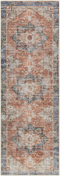 Rosman Distressed Washable Rug runner