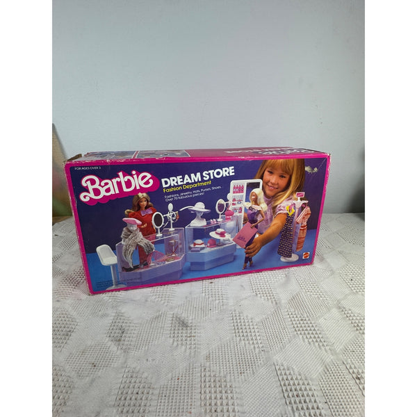 Barbie Dream Store Fashion Department Playset Accessories and Box Vintage 1980s