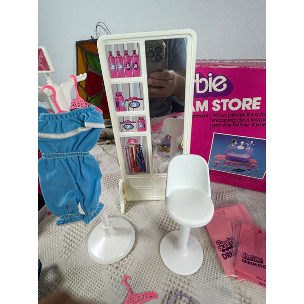 Barbie Dream Store Fashion Department Playset Accessories and Box Vintage 1980s