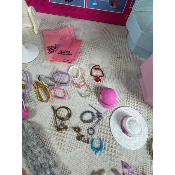 Barbie Dream Store Fashion Department Playset Accessories and Box Vintage 1980s