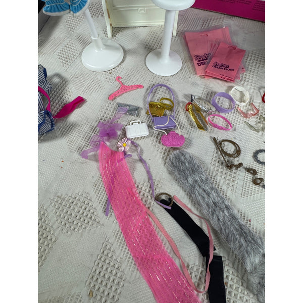 Barbie Dream Store Fashion Department Playset Accessories and Box Vintage 1980s